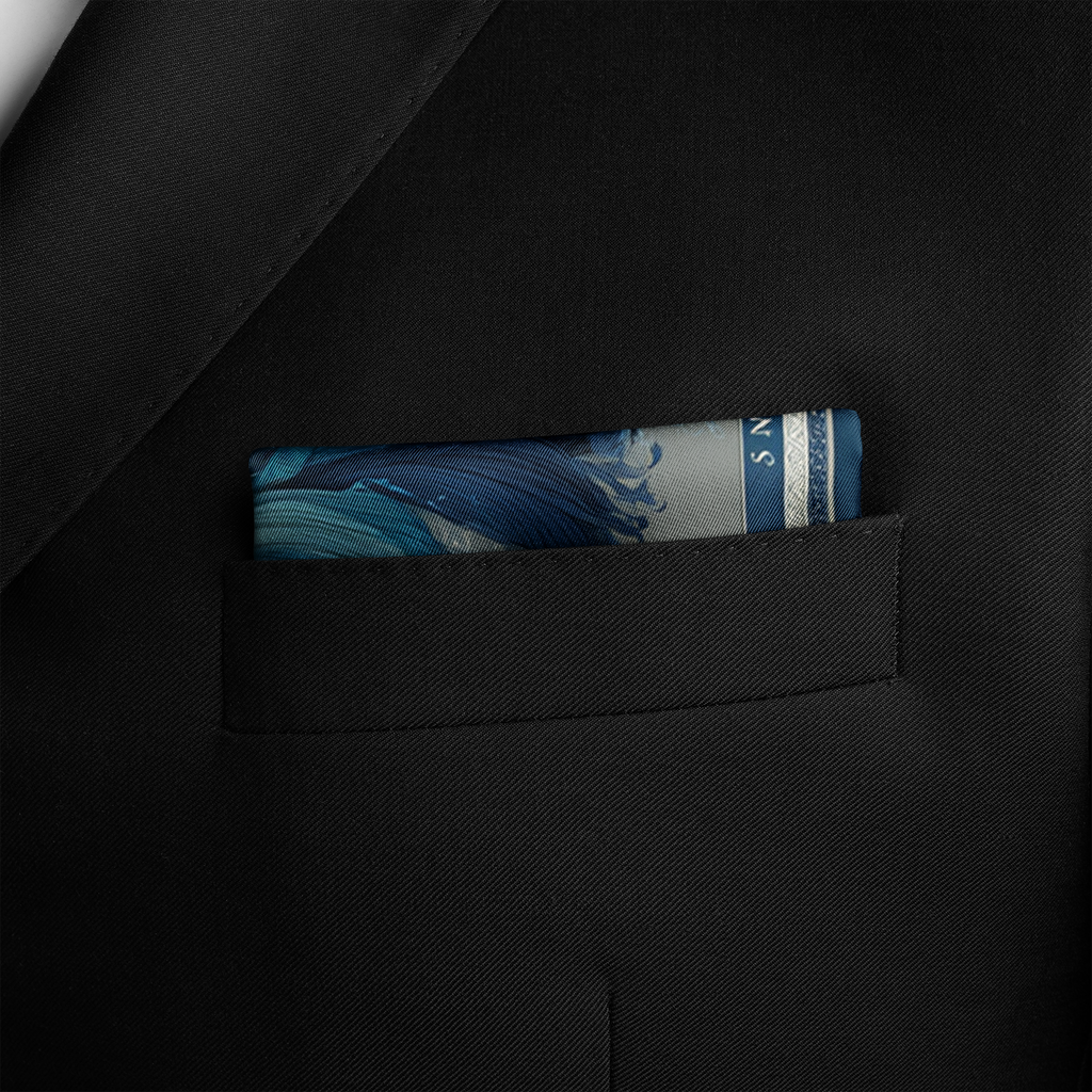 AQUILON SILK POCKET SQUARE