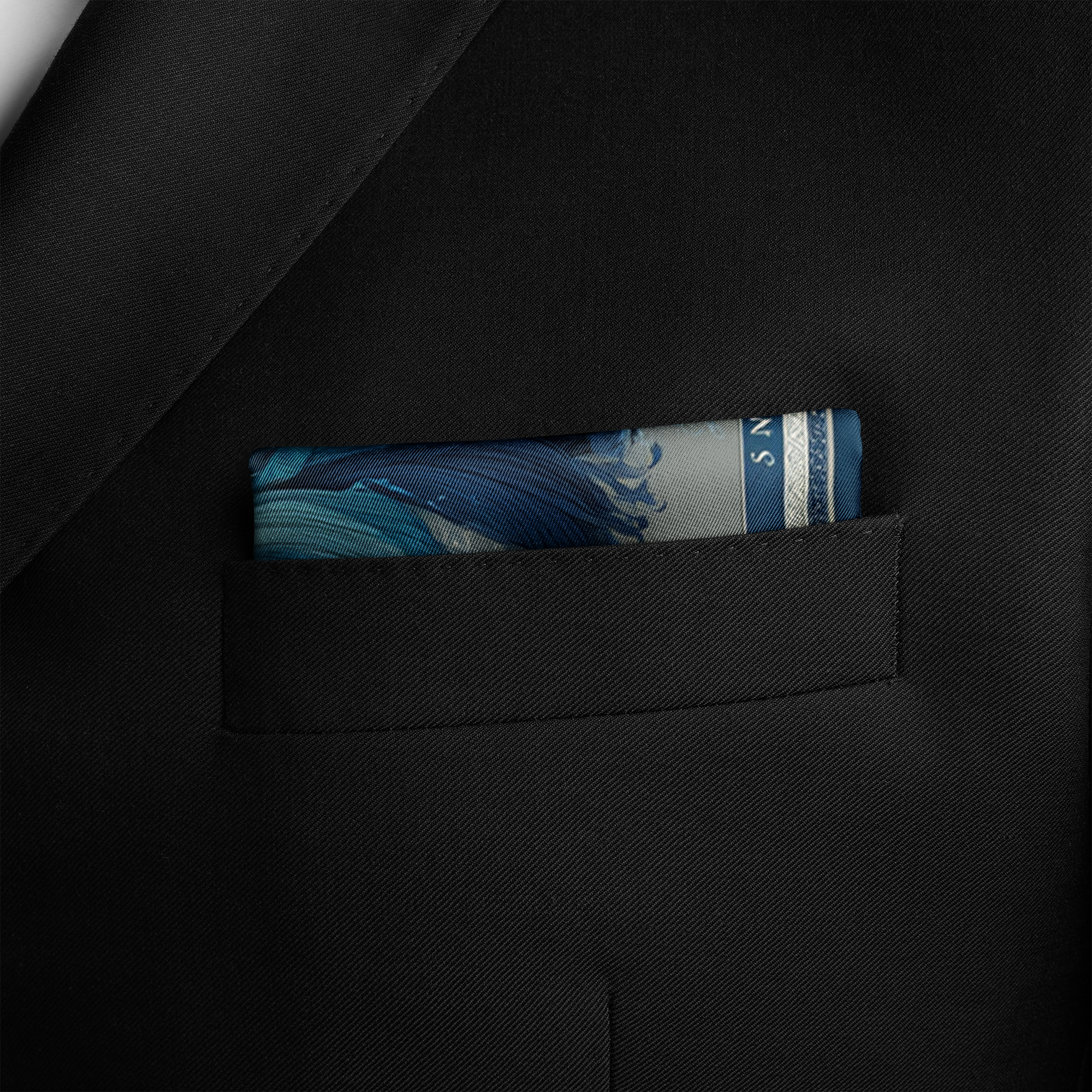 AQUILON SILK POCKET SQUARE