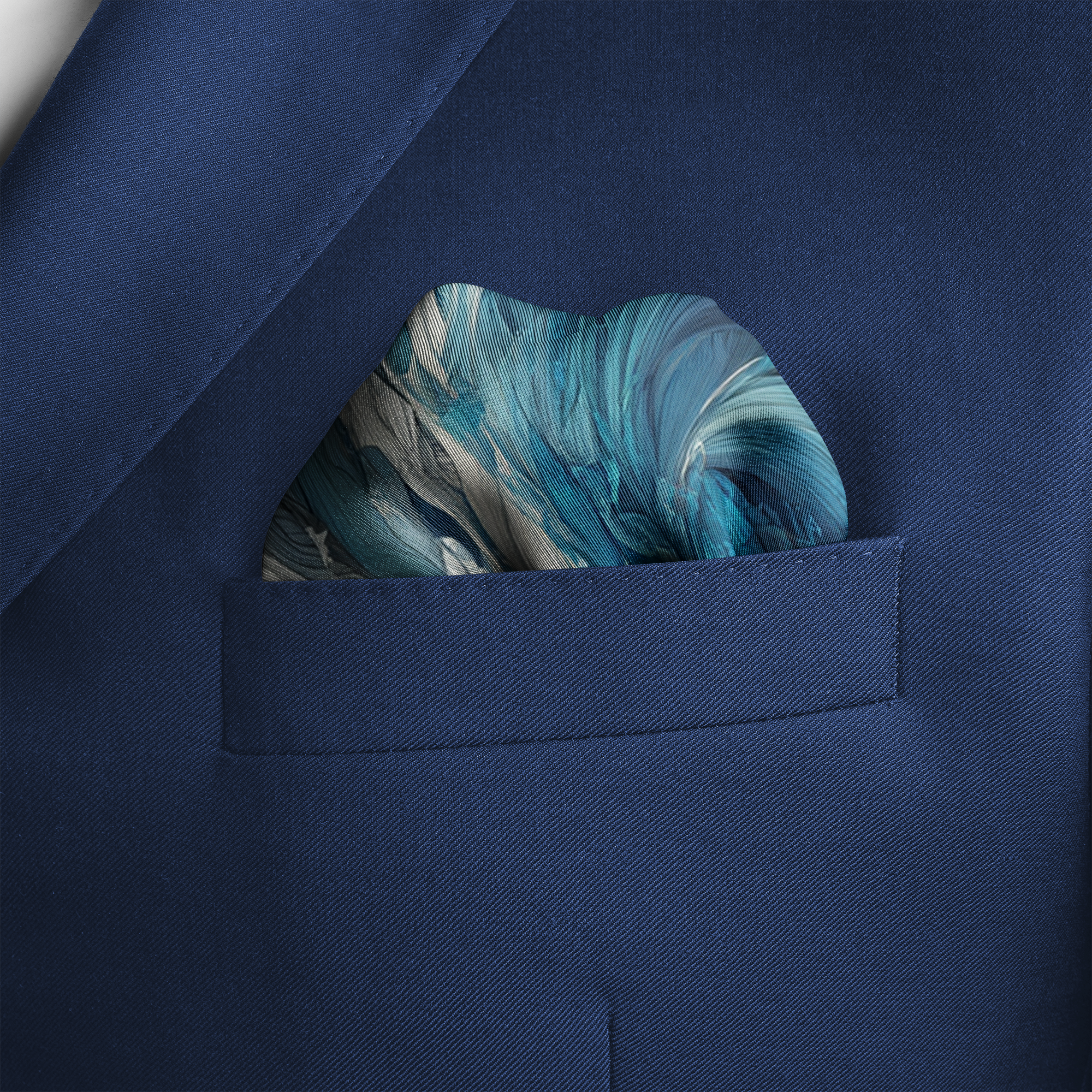 AQUILON SILK POCKET SQUARE