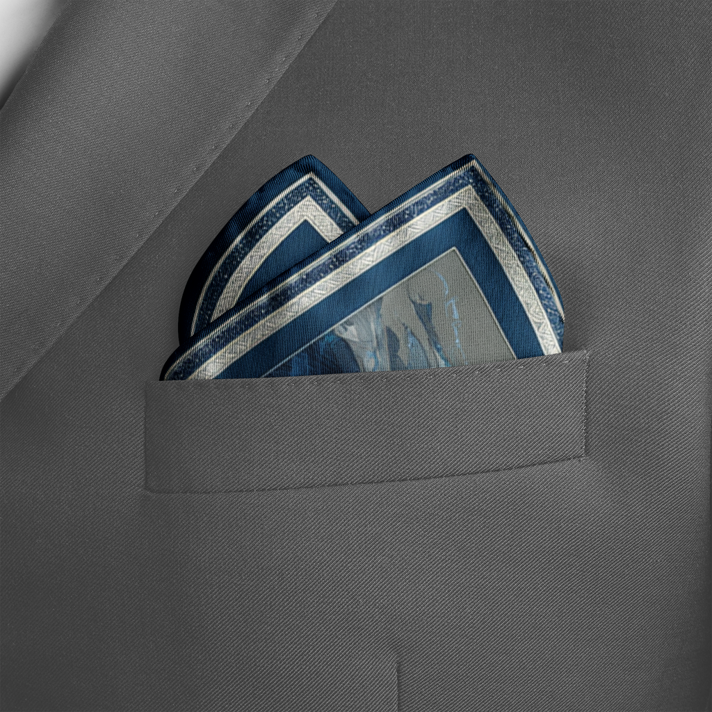 AQUILON SILK POCKET SQUARE