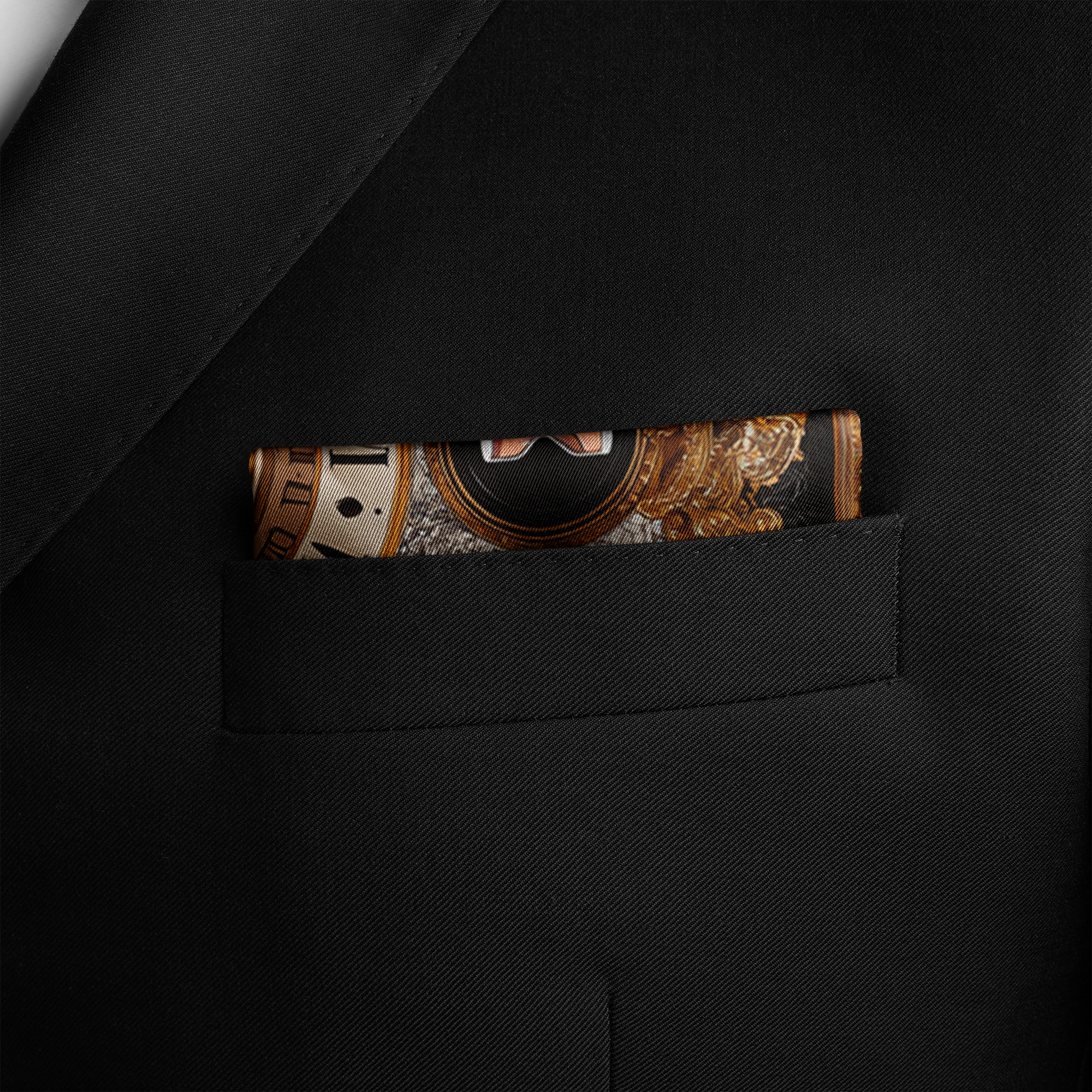 CHRONOS SILK POCKET SQUARE