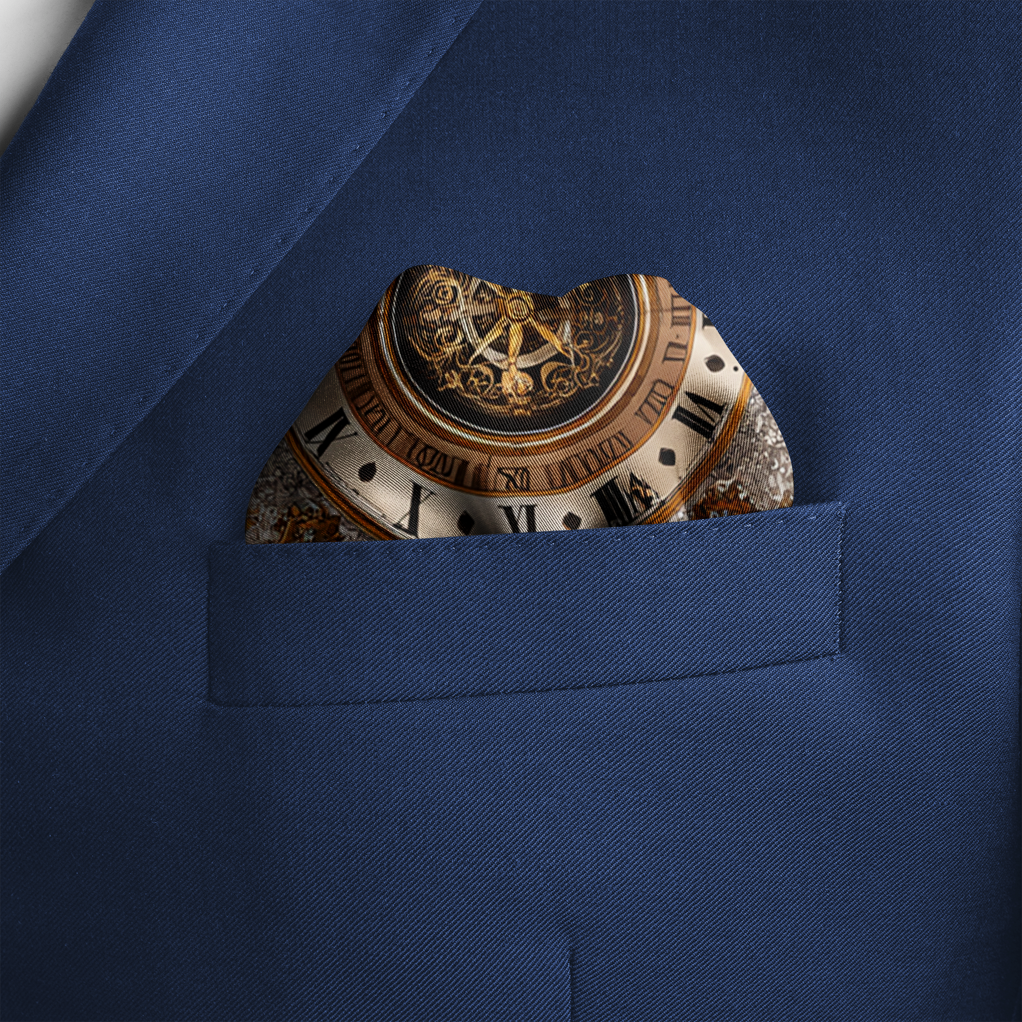 CHRONOS SILK POCKET SQUARE