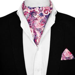 NOA RUDISCH - WICHITA SILK ASCOT AND POCKET SQUARE SET – PREMIUM COLLECTION