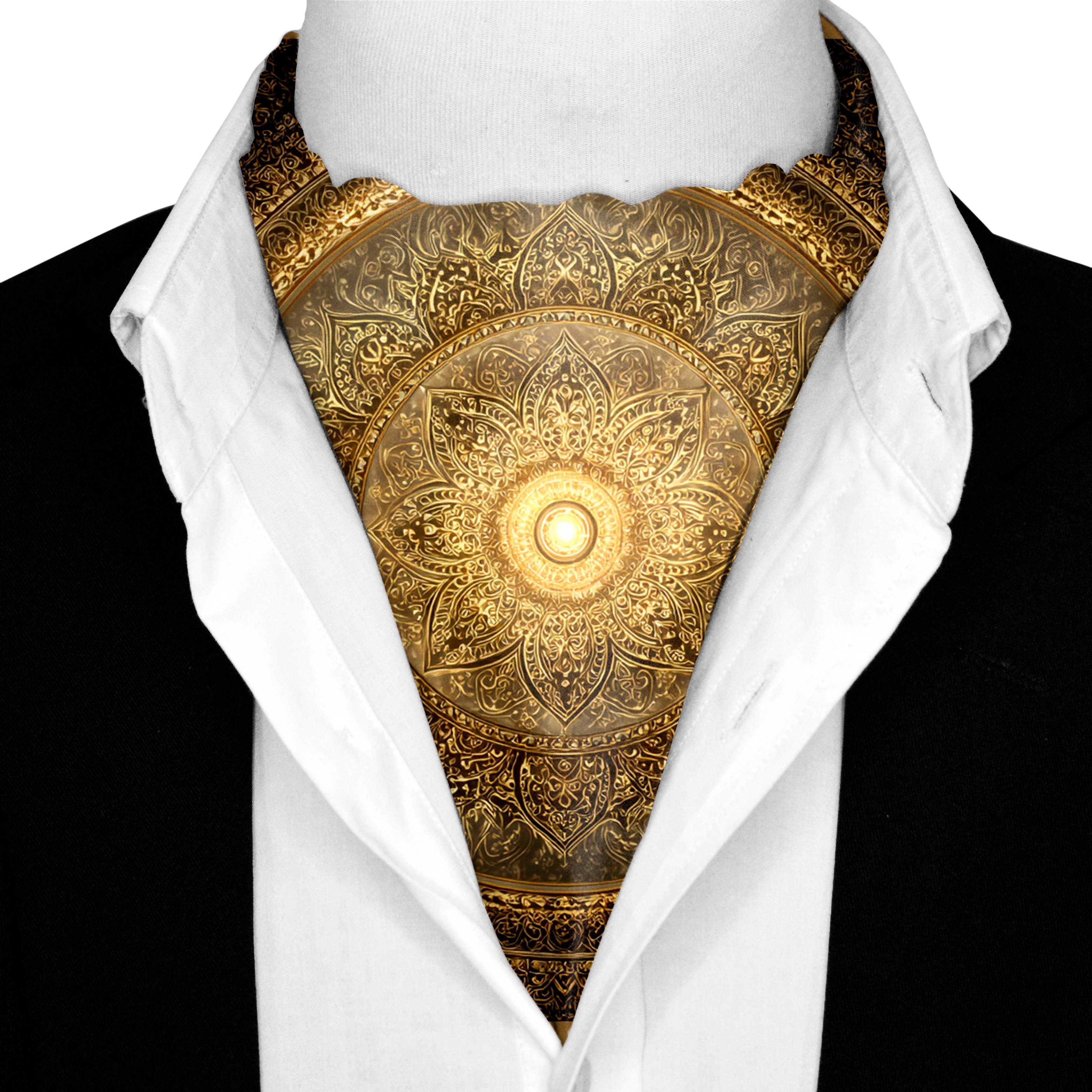 ZENITH SILK ASCOT AND POCKET SQUARE SET – PREMIUM COLLECTION