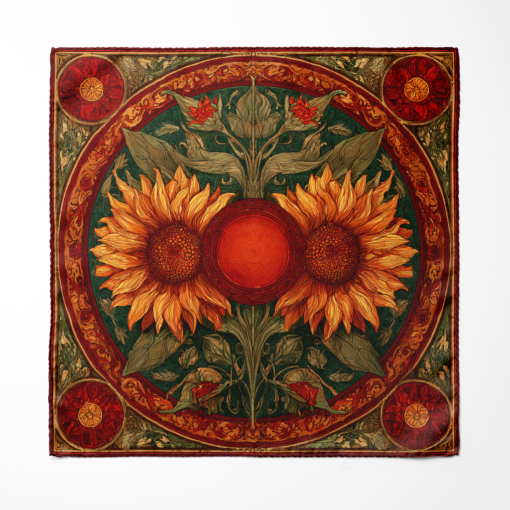 SOLARIS SILK ASCOT AND POCKET SQUARE SET – PREMIUM COLLECTION