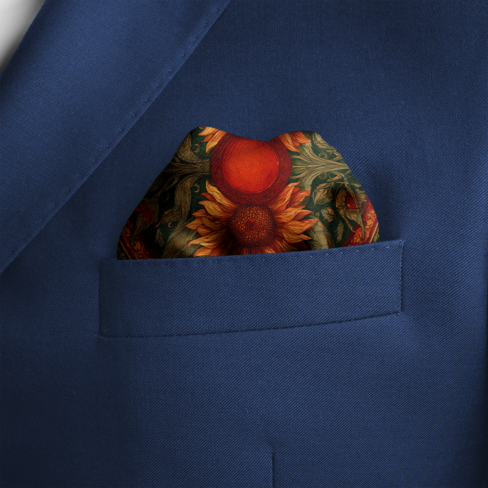 SOLARIS SILK POCKET SQUARE