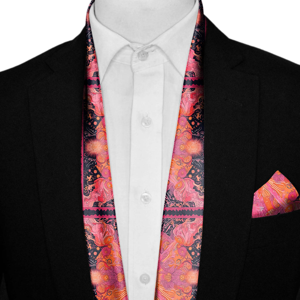 OLIVER MICHAEL MEN SCARF AND POCKET SQUARE SET – PREMIUM COLLECTION