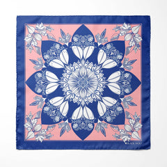 MANDALA VECTOR SILK POCKET SQUARE