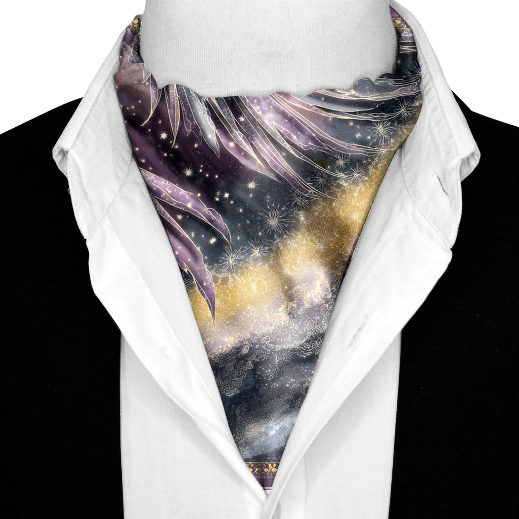 AURORA SILK ASCOT AND POCKET SQUARE SET – PREMIUM COLLECTION