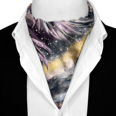 AURORA SILK ASCOT AND POCKET SQUARE SET – PREMIUM COLLECTION