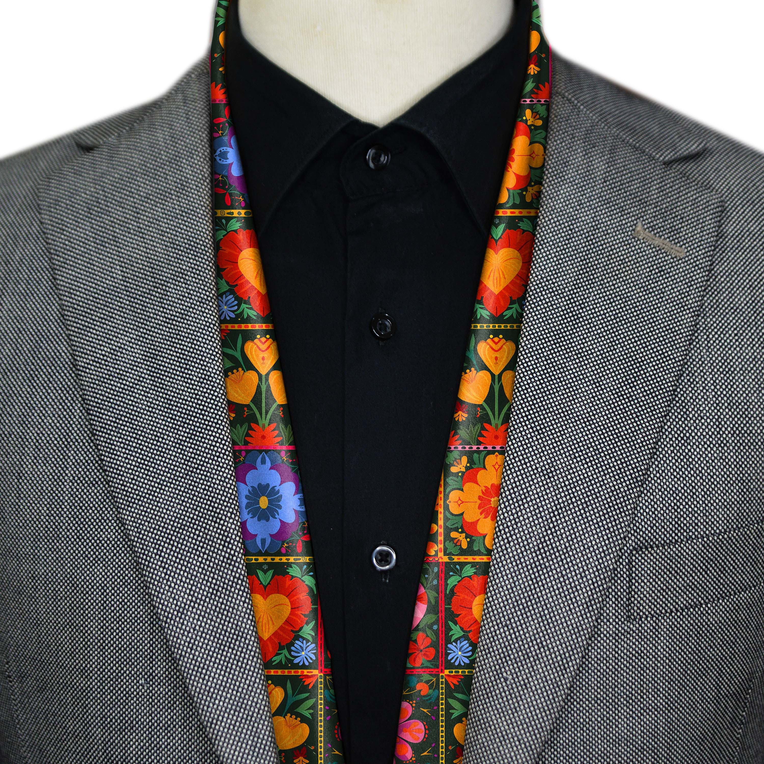 SPAIN FLOWER MEN SCARF - PREMIUM COLLECTION