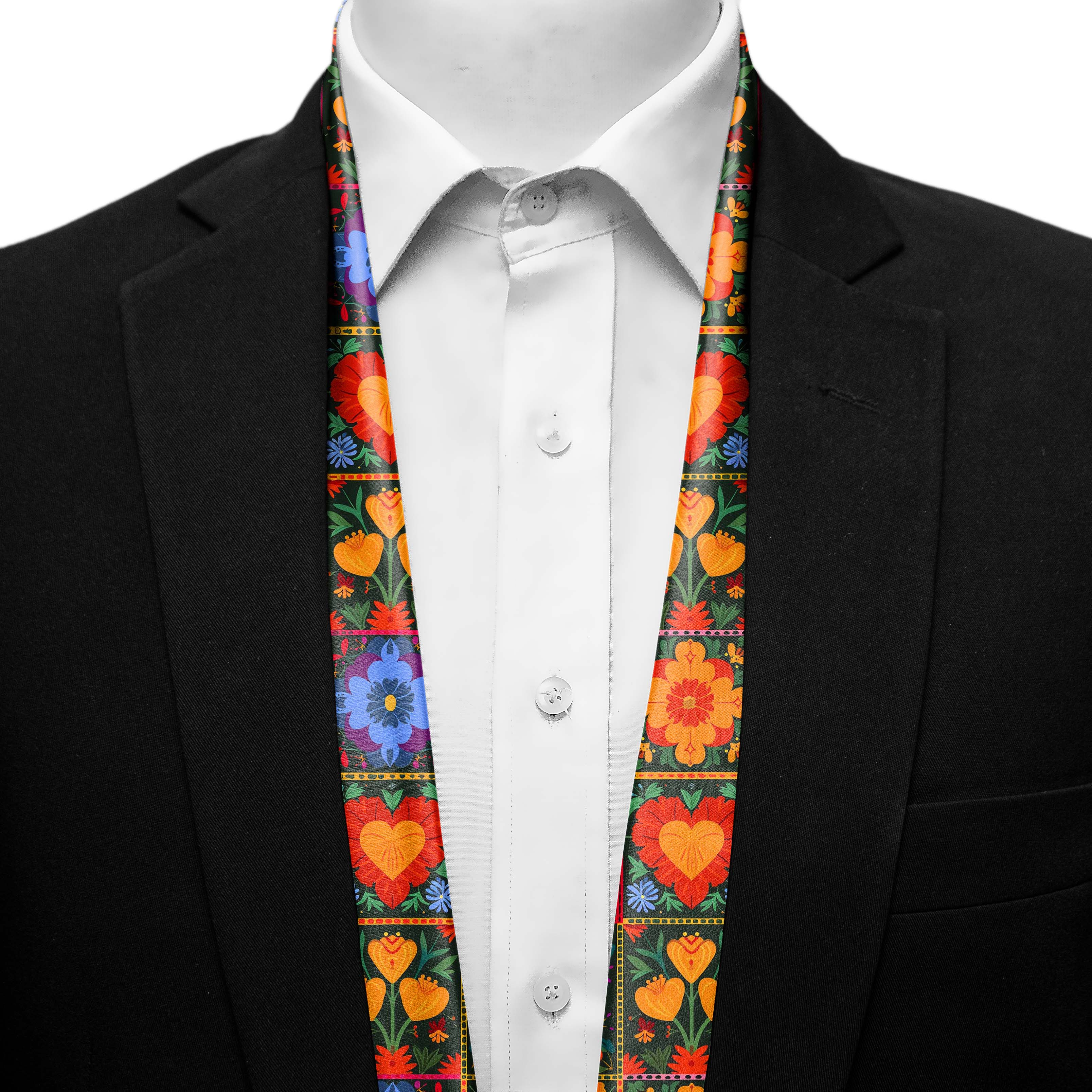 SPAIN FLOWER MEN SCARF - PREMIUM COLLECTION