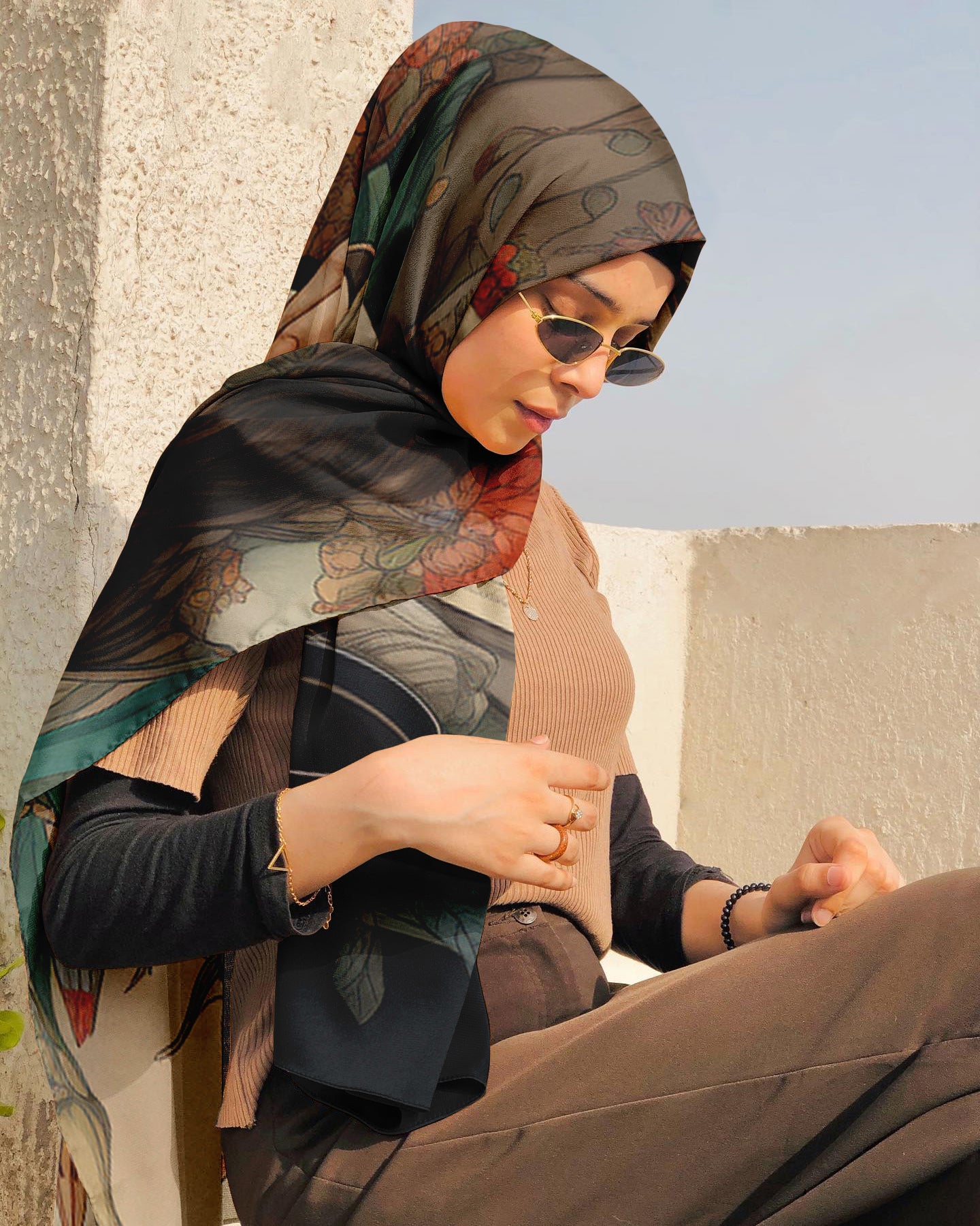 ART THEORY SILK WOMEN HIJAB – PREMIUM COLLECTION