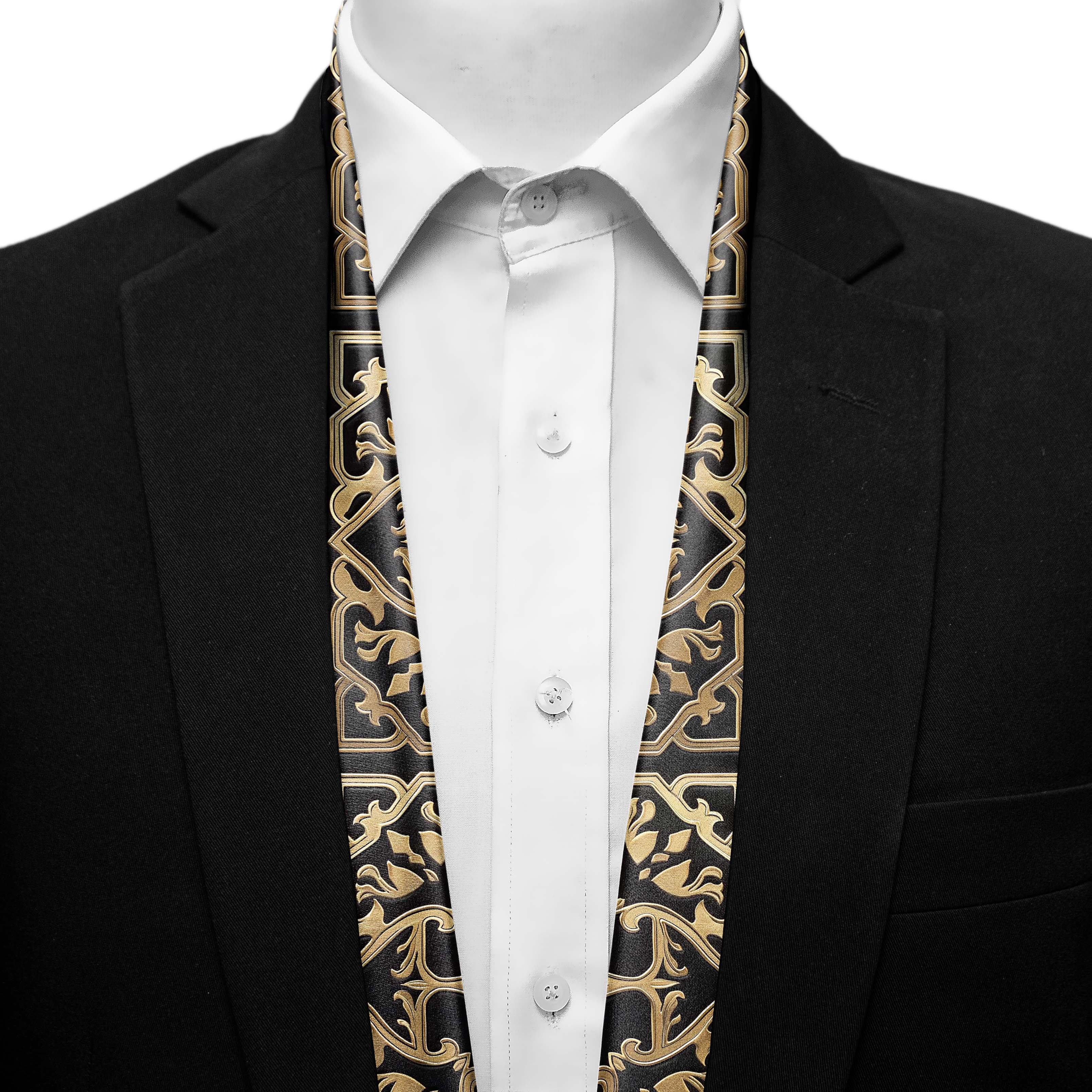 ARABIC FLORAL MEN SCARF - PREMIUM COLLECTION