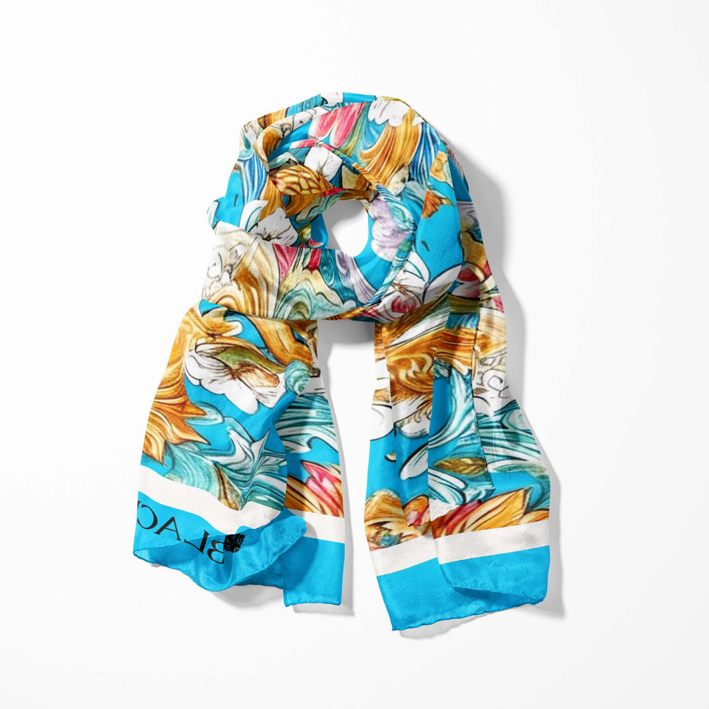 ELEGANCE COLORFUL FLORAL MEN SCARF AND POCKET SQUARE SET – PREMIUM COLLECTION