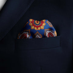 BURANO SILK POCKET SQUARE