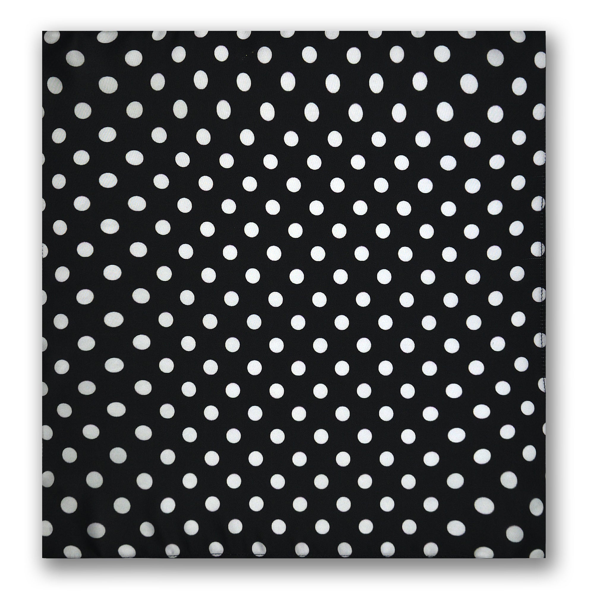SMALL BLACK POLKA DOTS SCARF - PREMIUM COLLECTION