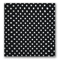 BLACK POLKA DOTS SILK POCKET SQUARE
