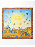 Lahore Basant Mela Printed Scarf – Cultural Festival Illustration Scarf