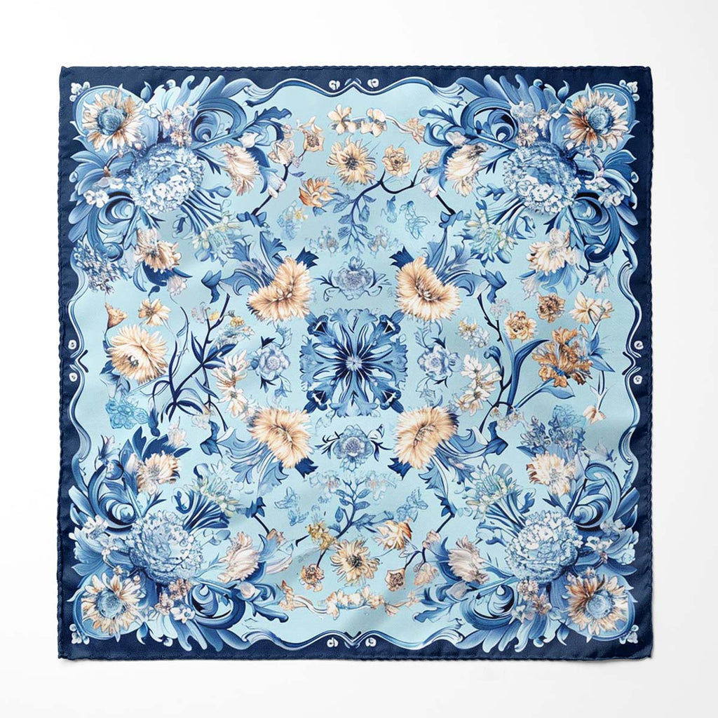 ISFAHAN MOSQUE MEN SCARF AND POCKET SQUARE SET - PREMIUM COLLECTION