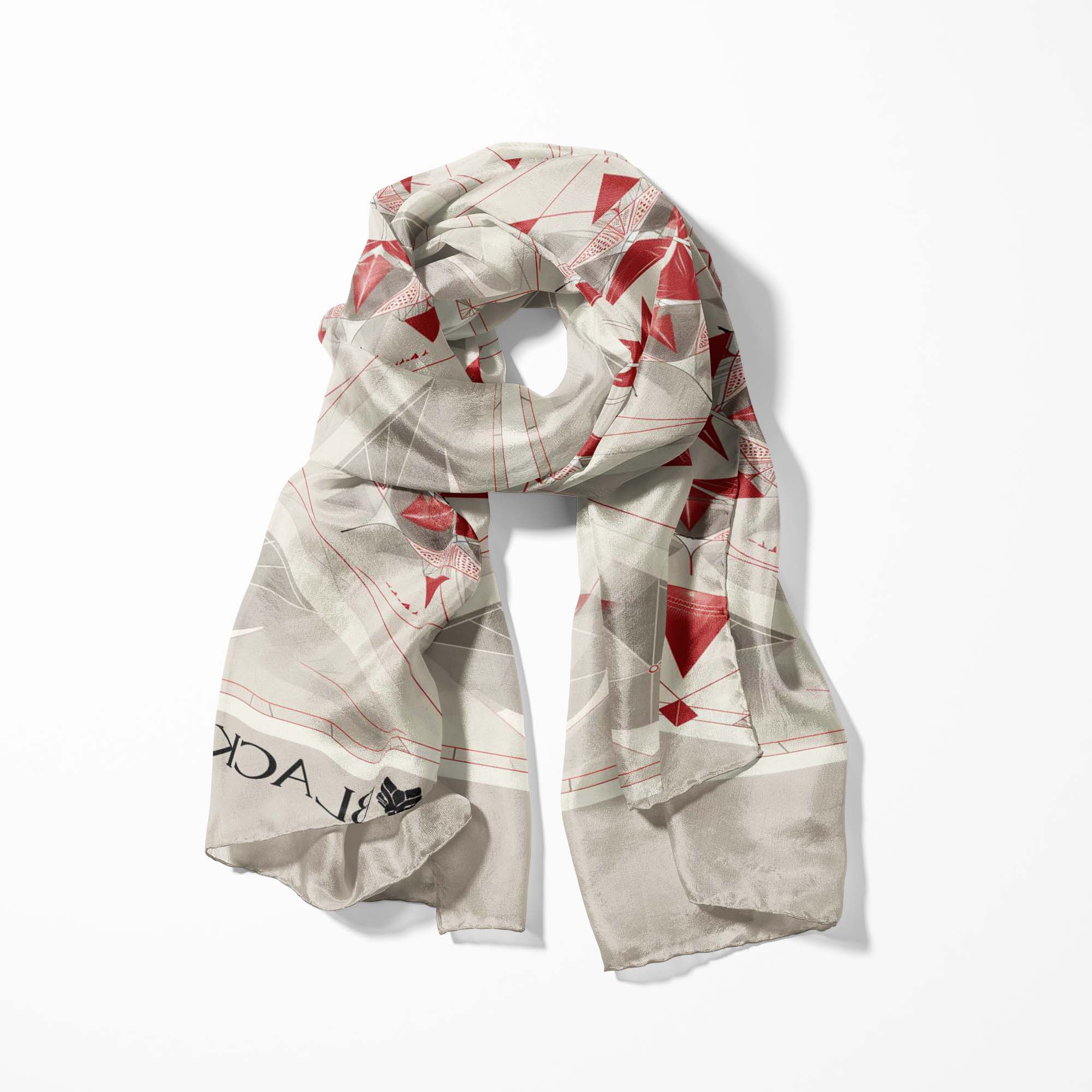 BEAUTIFUL STAR GEOMETRIC MEN SCARF AND POCKET SQUARE SET – PREMIUM COLLECTION