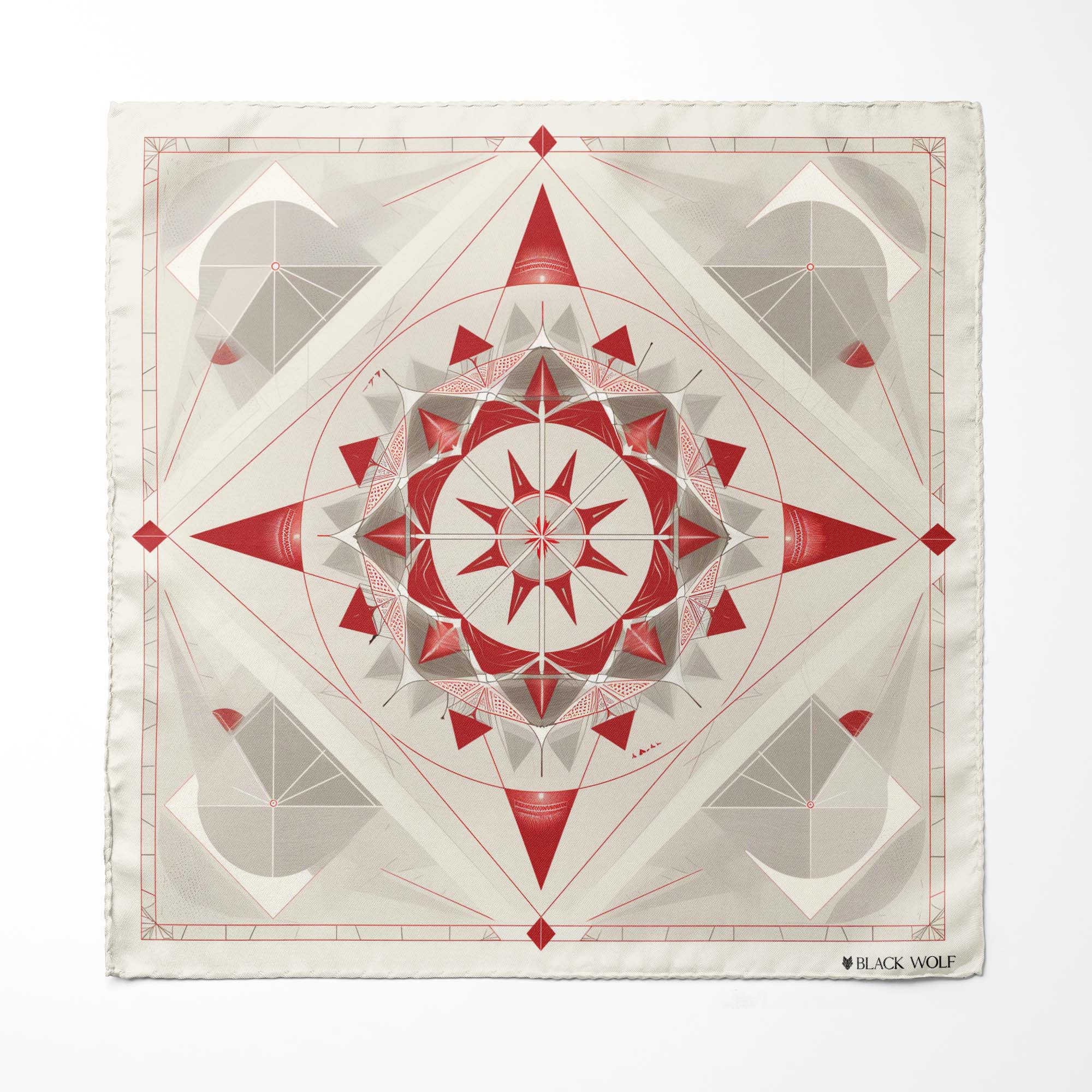BEAUTIFUL STAR GEOMETRIC SILK ASCOT – PREMIUM COLLECTION
