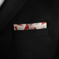 BEAUTIFUL STAR GEOMETRIC SILK POCKET SQUARE