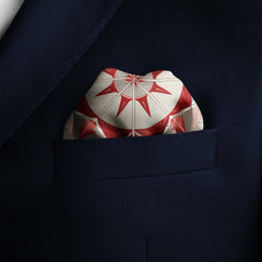 BEAUTIFUL STAR GEOMETRIC SILK POCKET SQUARE