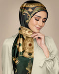 BAROQUE MOTIF SILK WOMEN HIJAB – PREMIUM COLLECTION