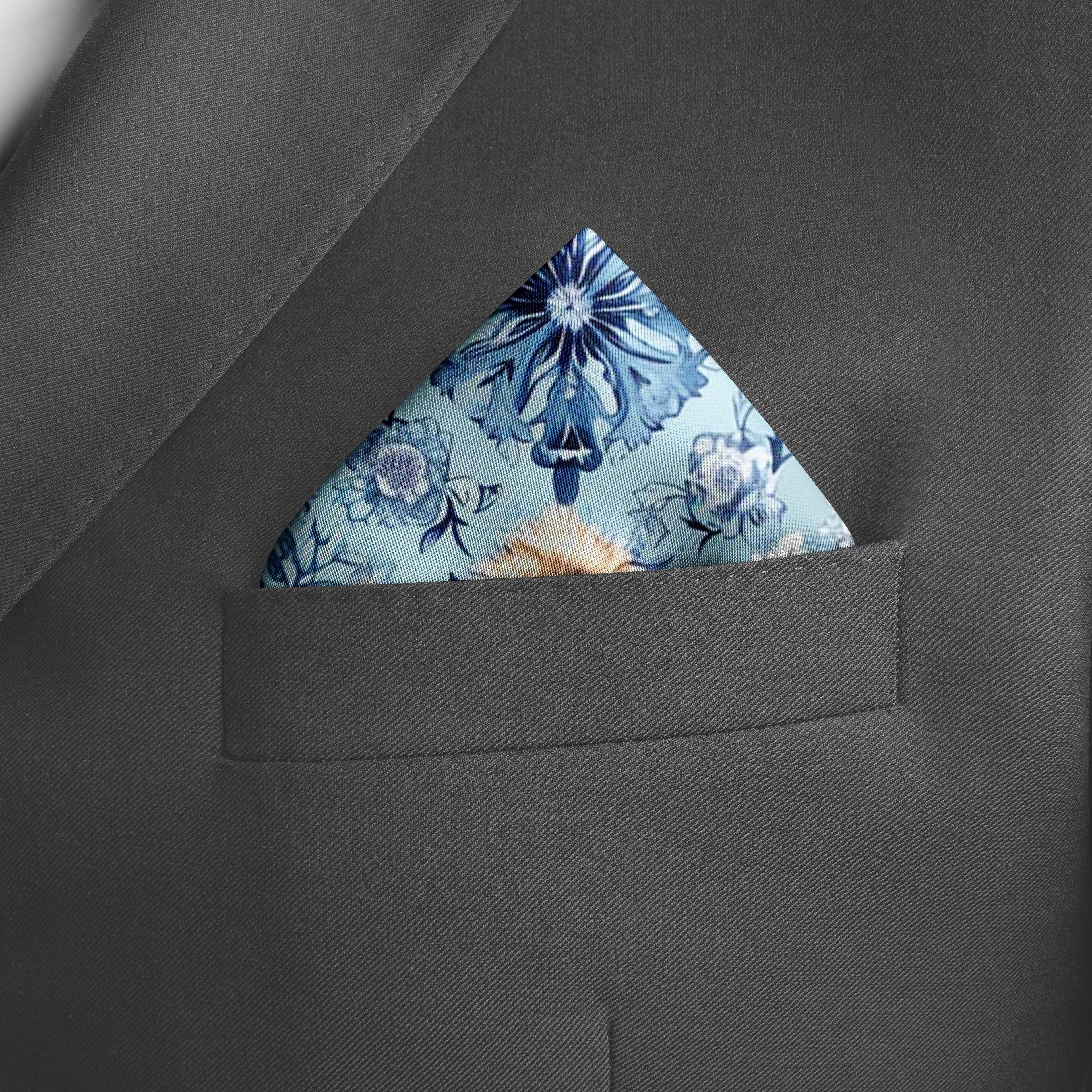 ISFAHAN MOSQUE SILK POCKET SQUARE