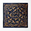 BEAUTIFUL FLYING BIRD SILK POCKET SQUARE