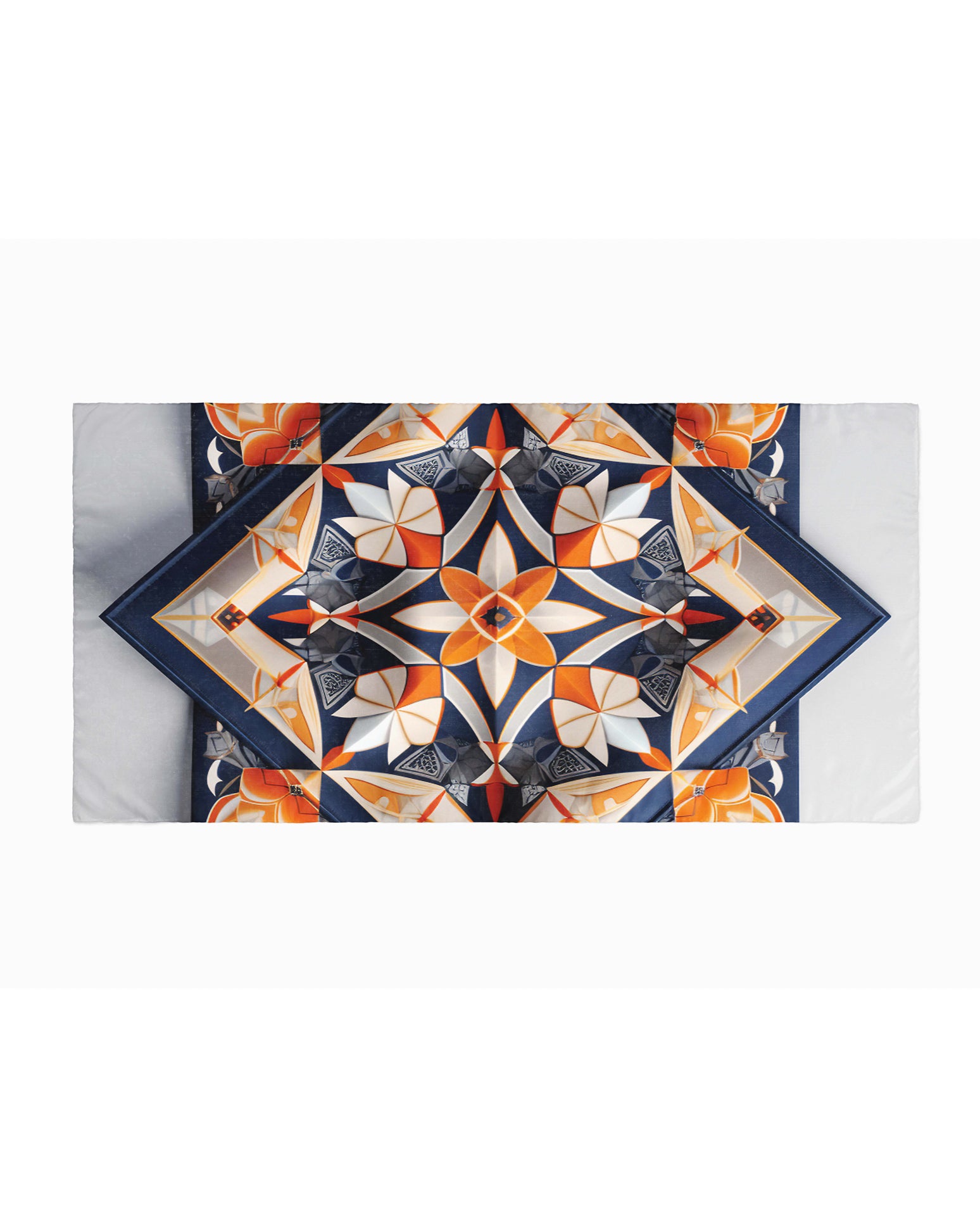 BATIK GEOMETRIC SILK WOMEN HIJAB – PREMIUM COLLECTION