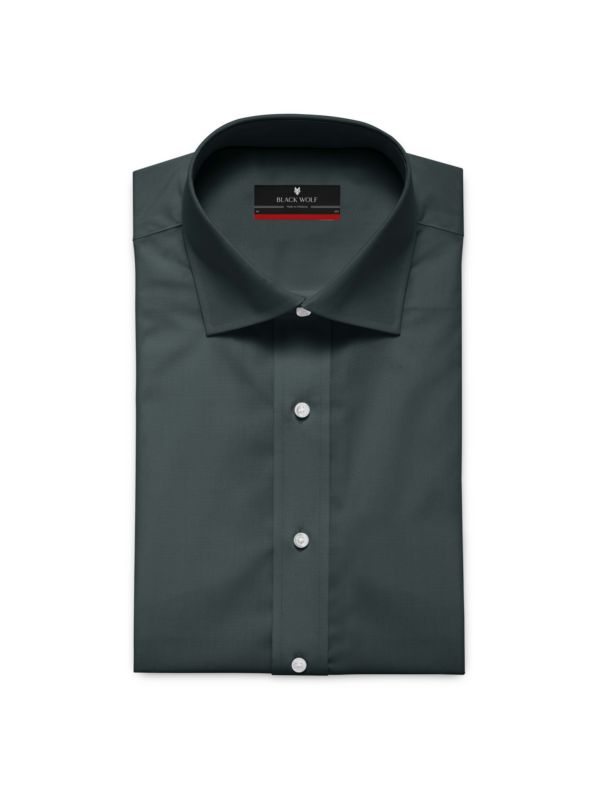 FOREST GREEN FORMAL SHIRT - PREMIUM COLLECTION