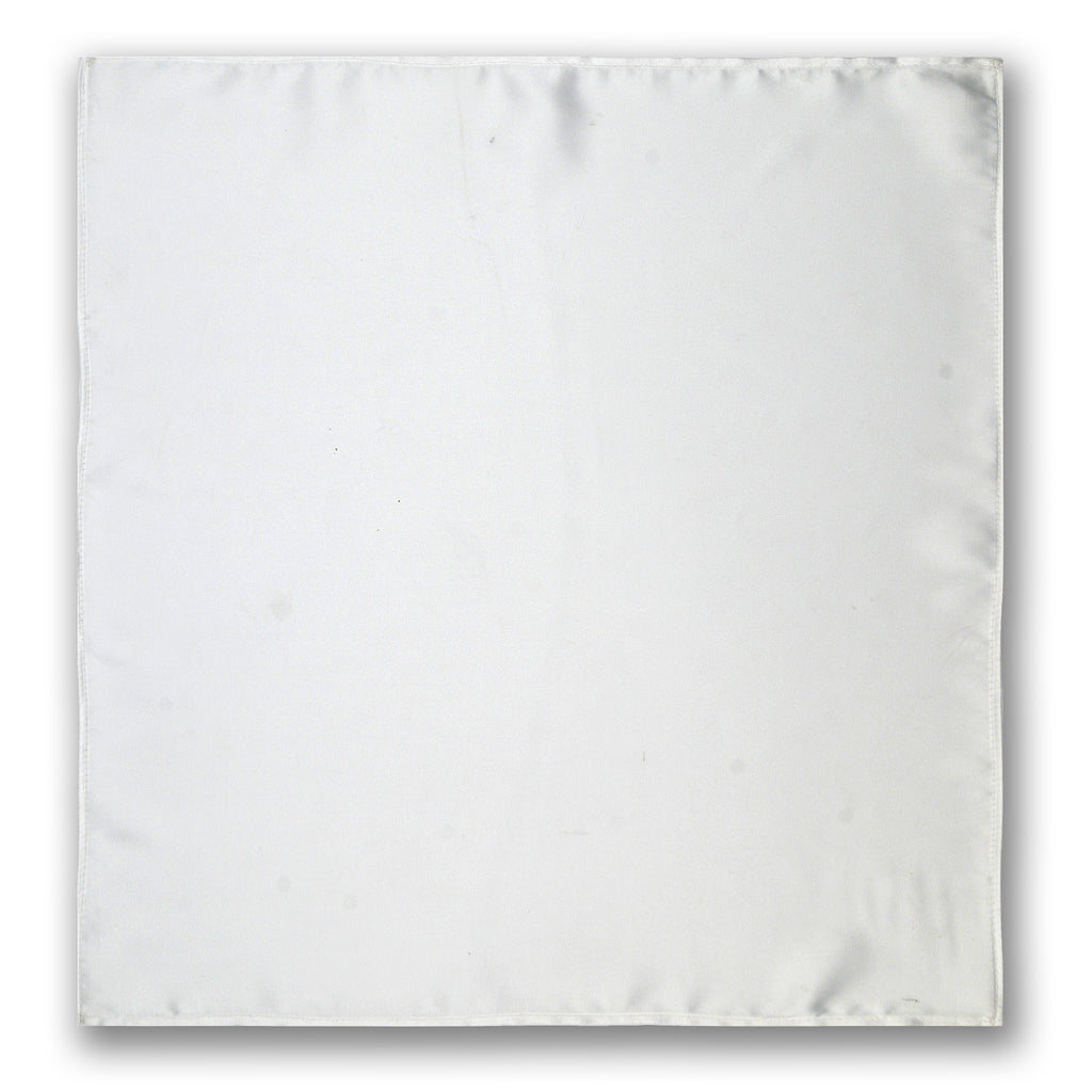BRIGHT WHITE SILK ASCOT – PREMIUM COLLECTION