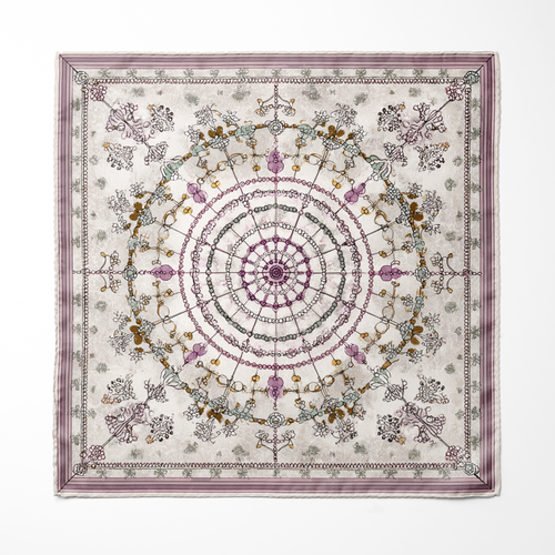 ARAQEL SILK ASCOT AND POCKET SQUARE SET – PREMIUM COLLECTION