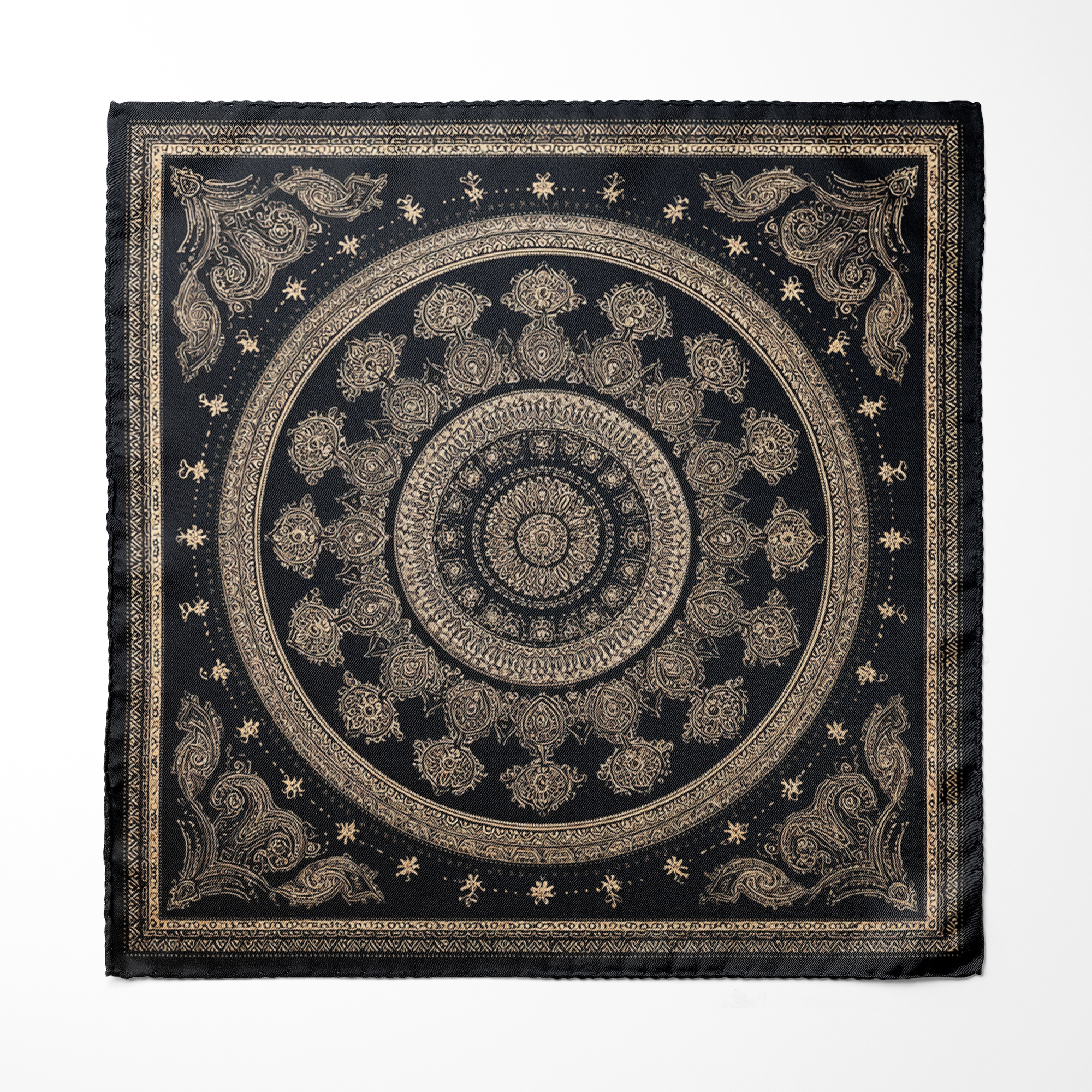 MAJESTIC SILK ASCOT AND POCKET SQUARE SET – PREMIUM COLLECTION