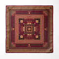 MANDALA FORT SILK POCKET SQUARE