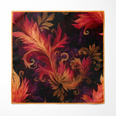 EMBER SILK POCKET SQUARE