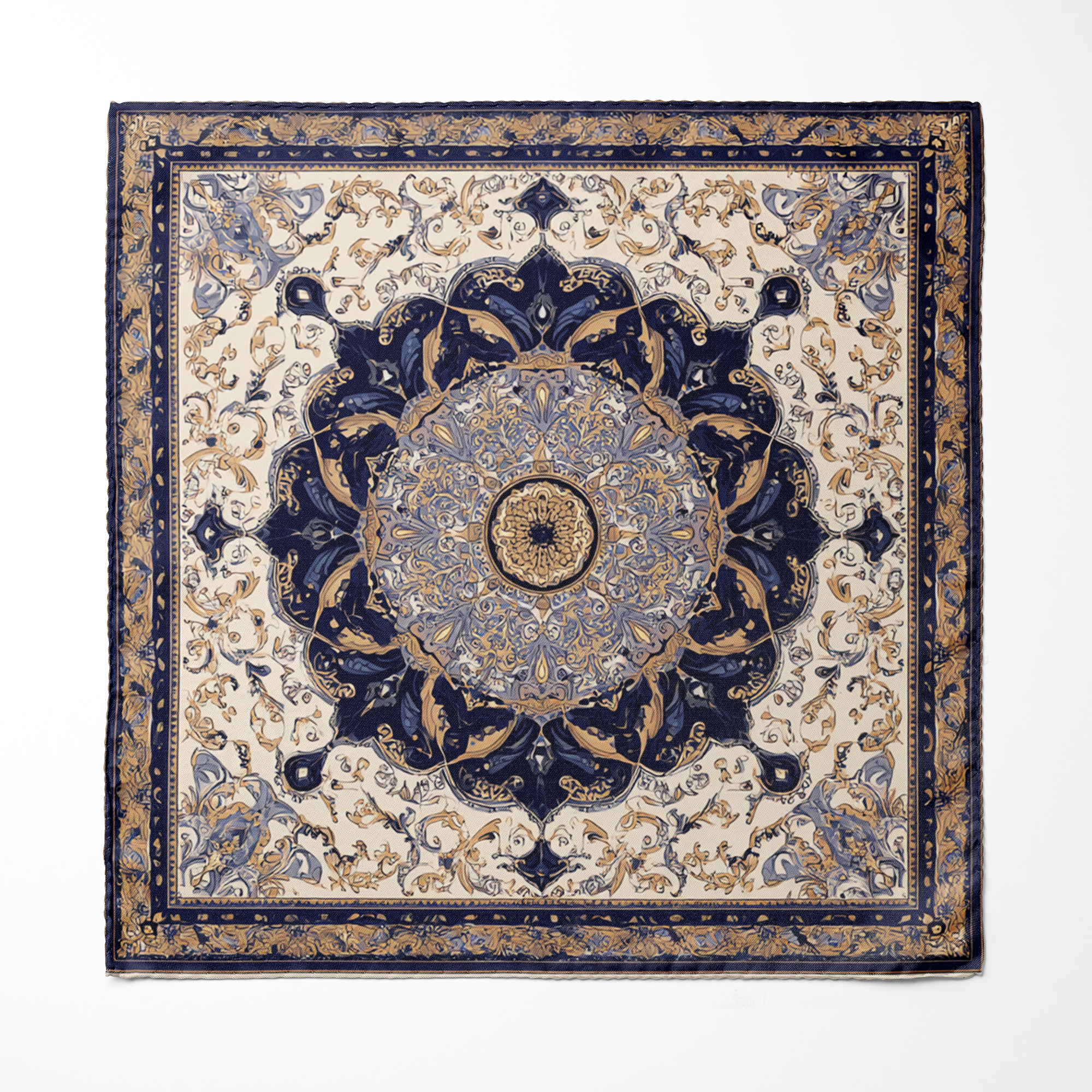 BARADINE SILK ASCOT AND POCKET SQUARE SET – PREMIUM COLLECTION