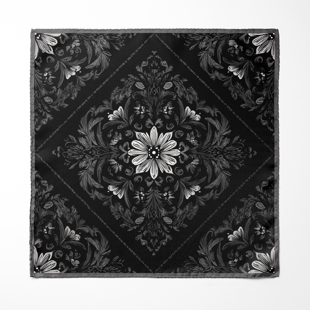 OBSIDIAN SILK ASCOT – PREMIUM COLLECTION