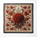 AMARANTH SILK POCKET SQUARE