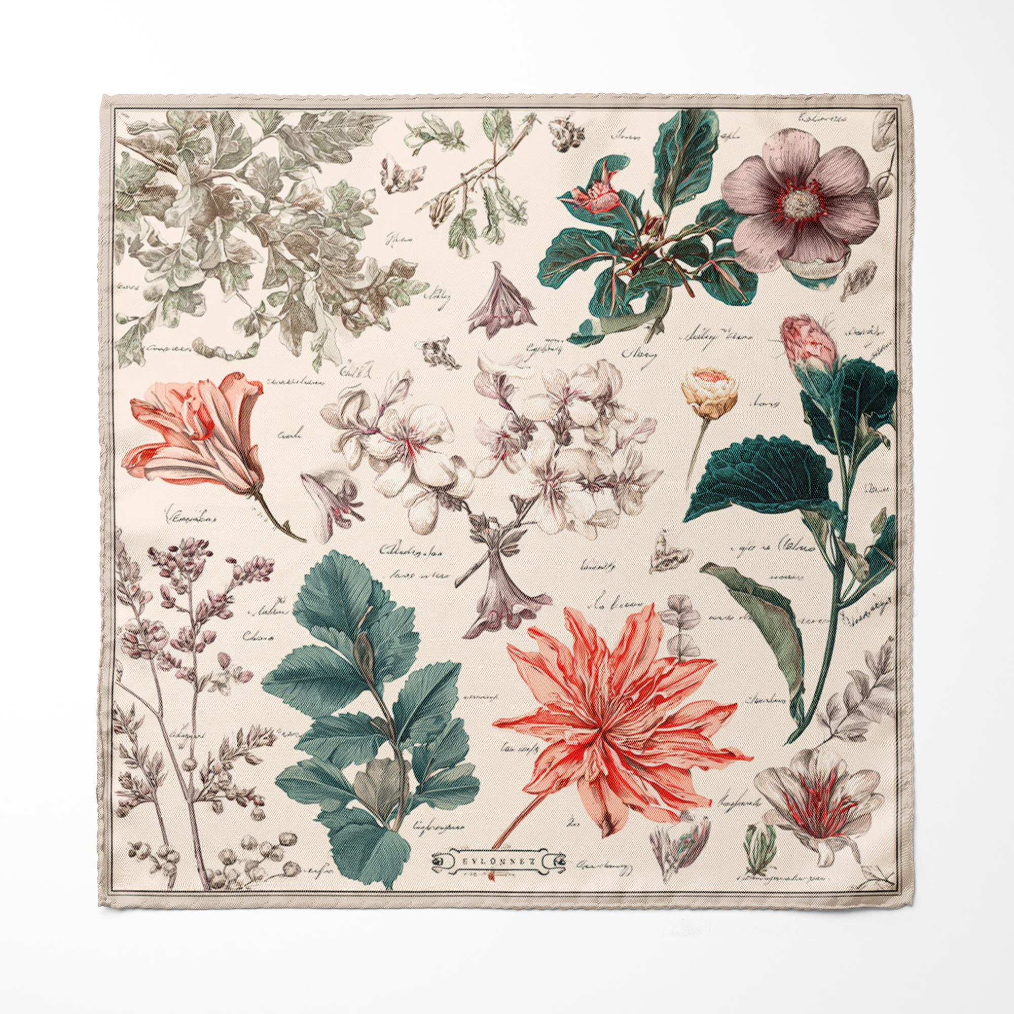 BOTANIKA SILK POCKET SQUARE
