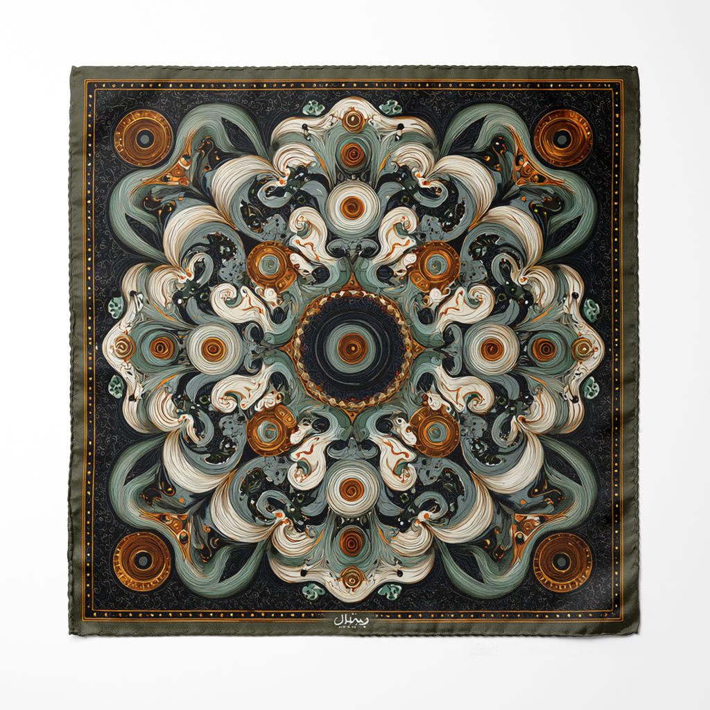 VERMILLION SILK ASCOT AND POCKET SQUARE SET – PREMIUM COLLECTION