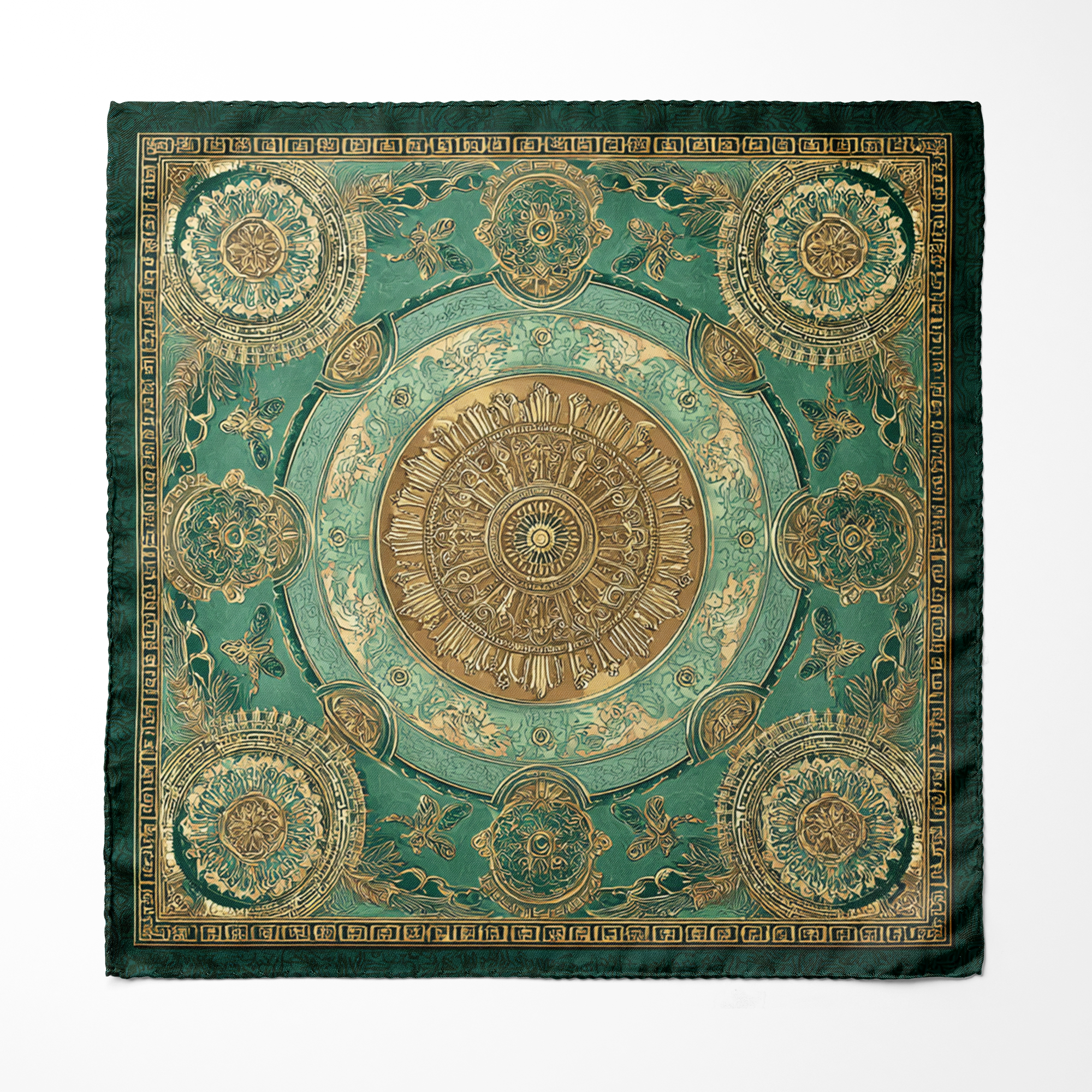 EMPIRE SILK ASCOT AND POCKET SQUARE SET – PREMIUM COLLECTION
