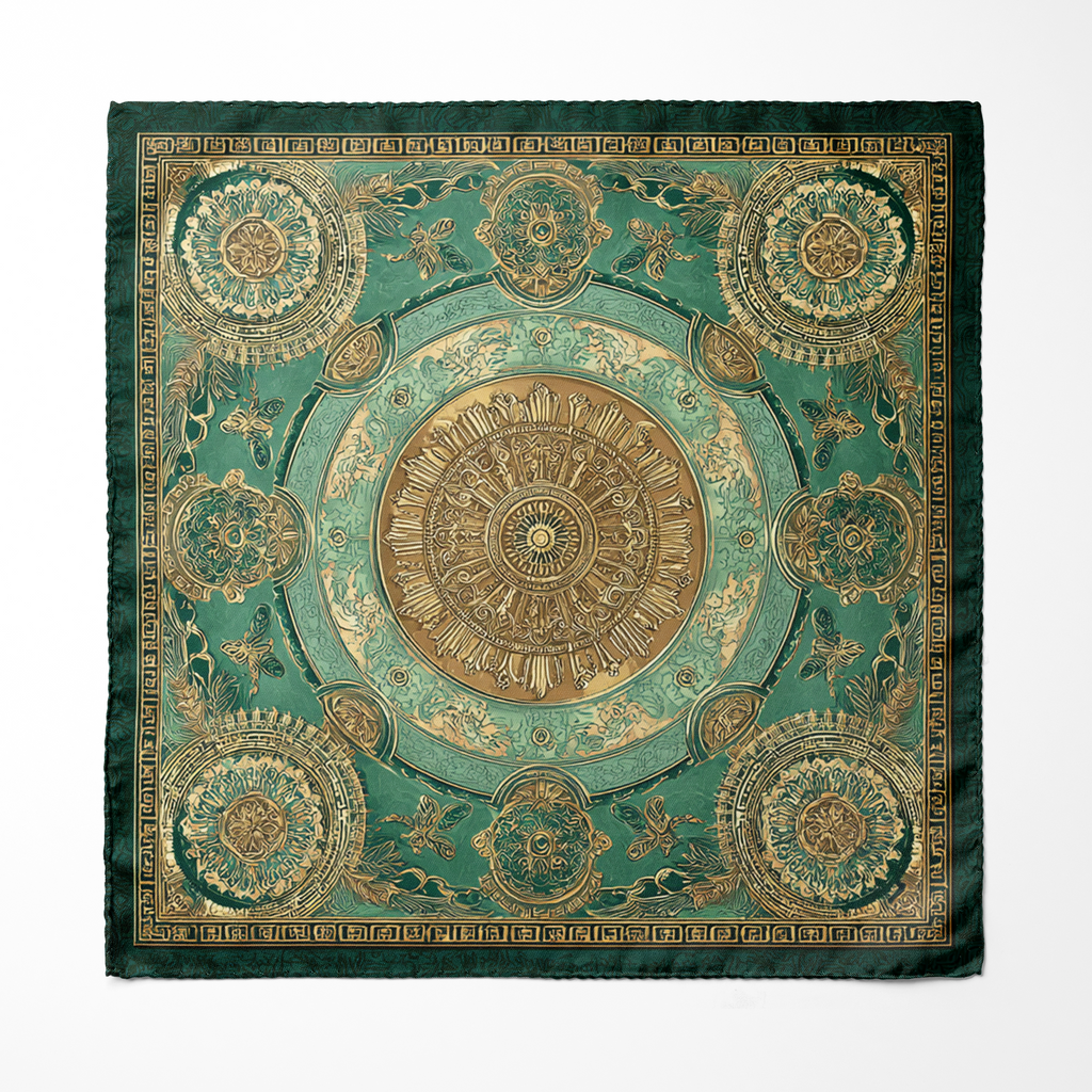 EMPIRE SILK ASCOT AND POCKET SQUARE SET – PREMIUM COLLECTION