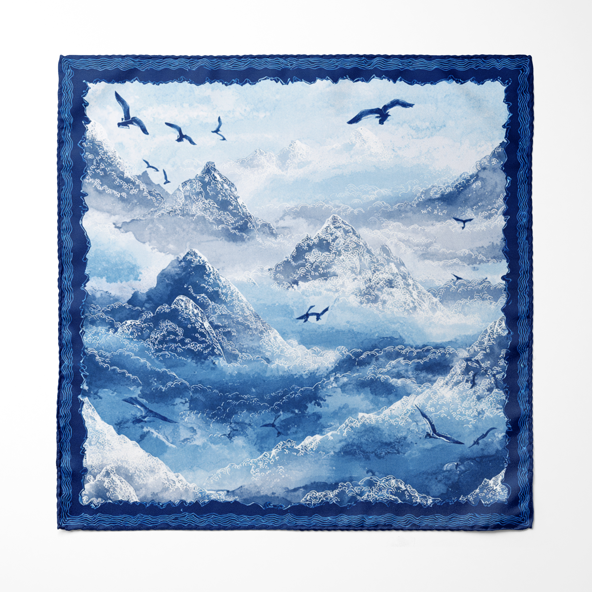 MISTHAVEN SILK ASCOT AND POCKET SQUARE SET – PREMIUM COLLECTION