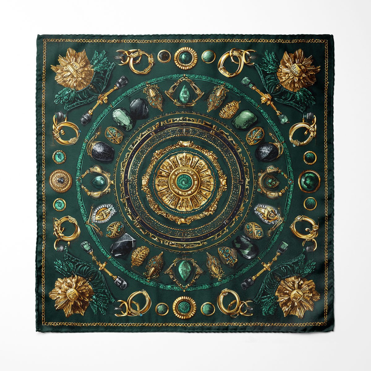 REGALIA SILK POCKET SQUARE