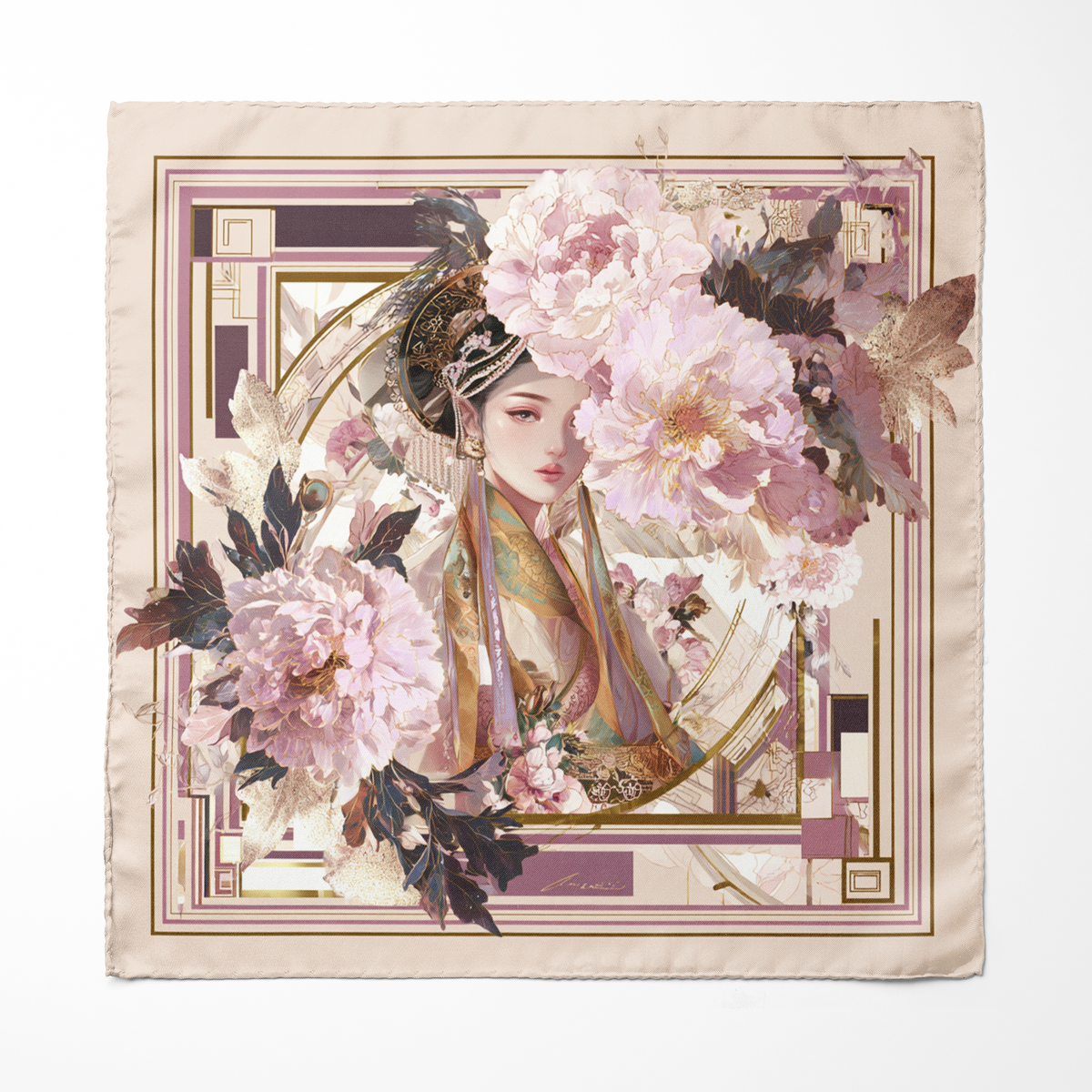 HANAVELLE SILK POCKET SQUARE