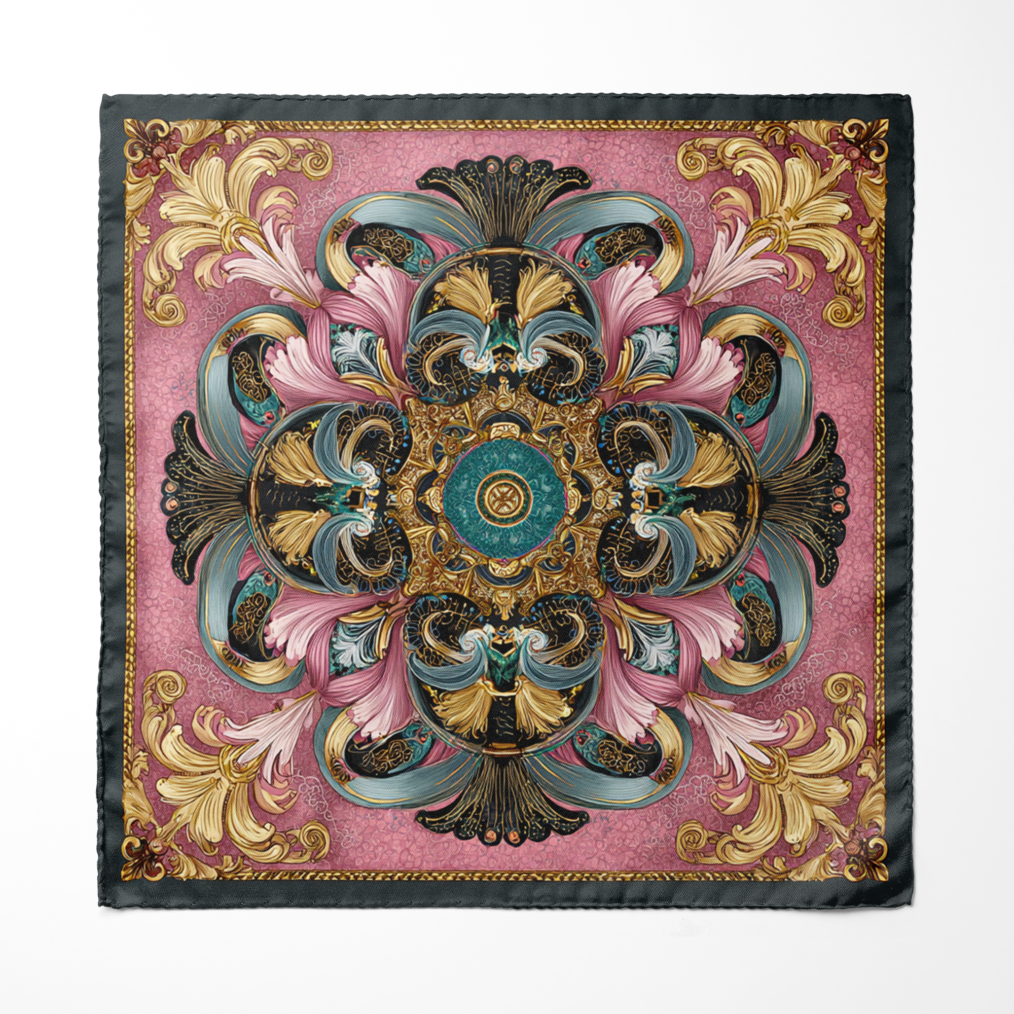 VERONA SILK ASCOT AND POCKET SQUARE SET – PREMIUM COLLECTION