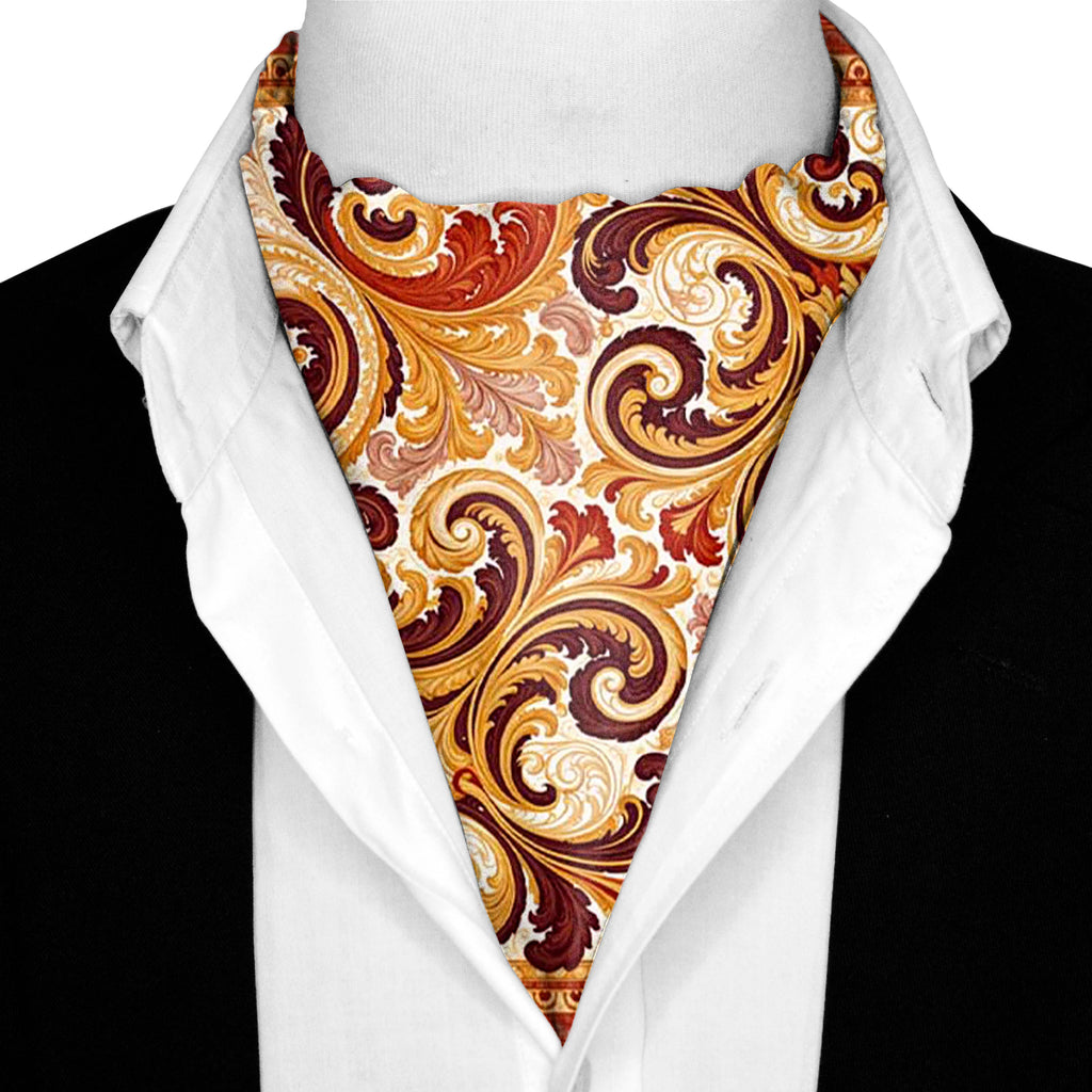 ACANTHUS GLOW SILK ASCOT – PREMIUM COLLECTION